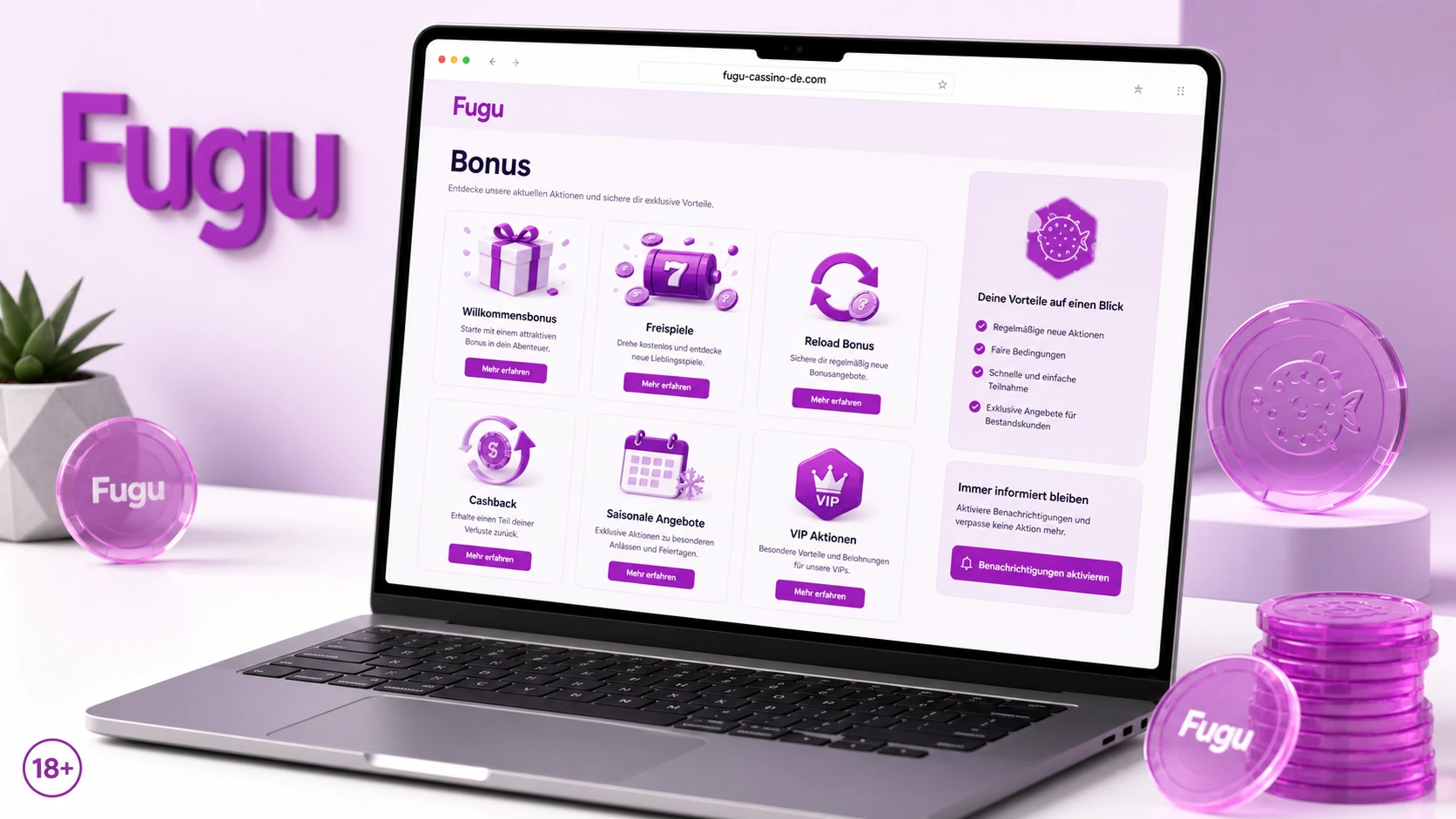Aktueller Fugu Casino Bonus für Deutschland