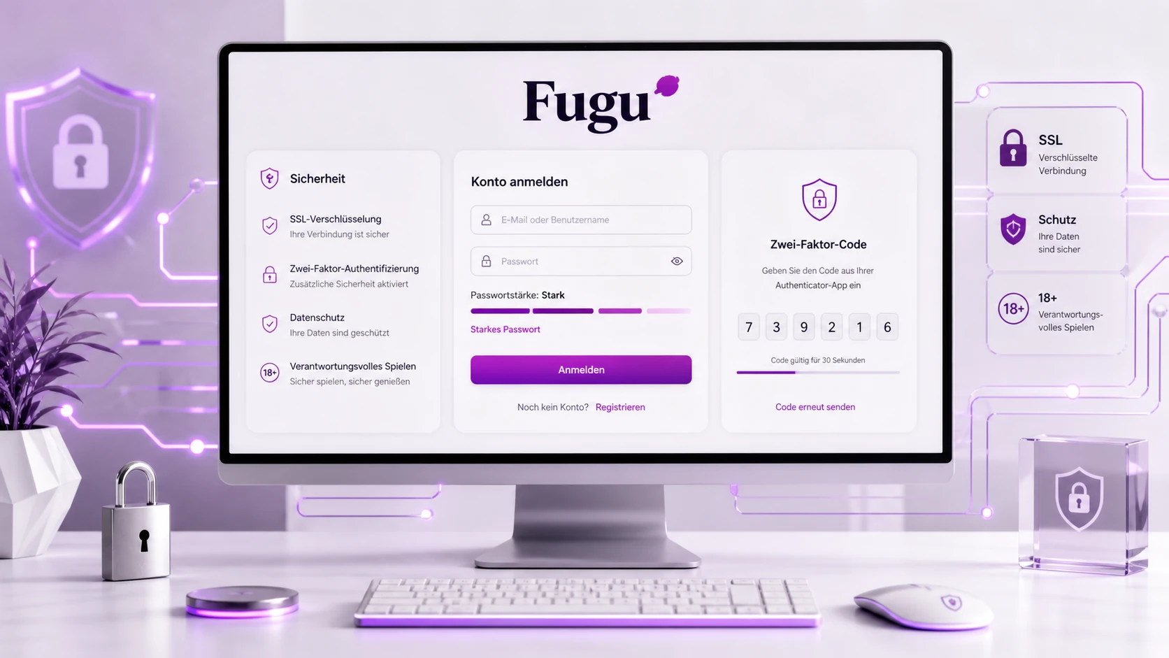Sicherheit beim Fugu Login