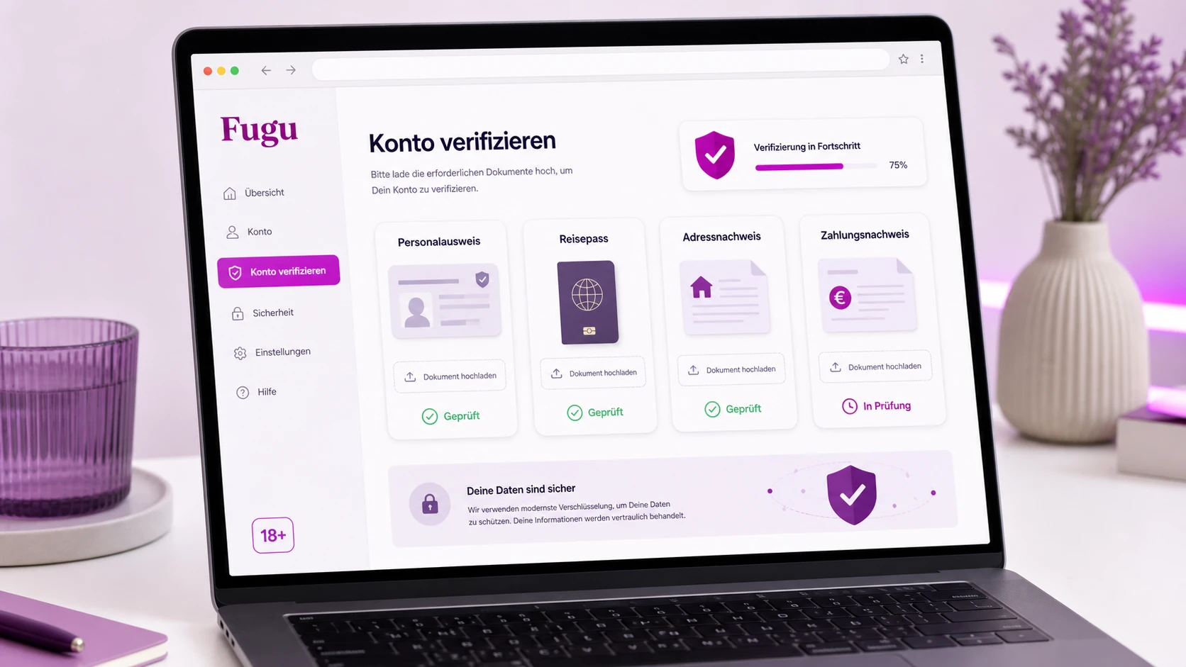 Konto verifizieren