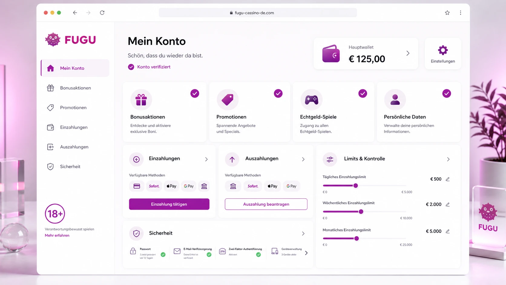 Vorteile eines registrierten Benutzerkontos